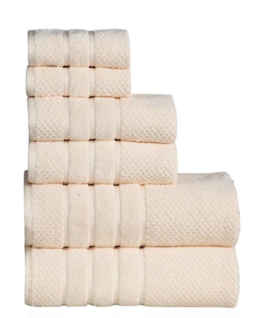 Bath Towels * | Feather & Stitch, Ny Eather And Stitch Waffle 6-Pc. Towel Set