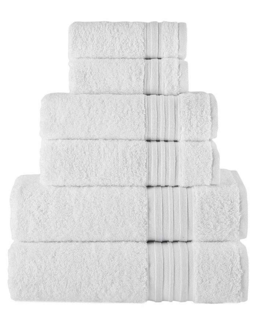 Bath Towels * | Laural Home Turkish Spa Collection 6-Pc Cotton Towel Set