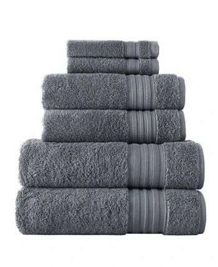 Bath Towels * | Laural Home Turkish Spa Collection 6-Pc Cotton Towel Set