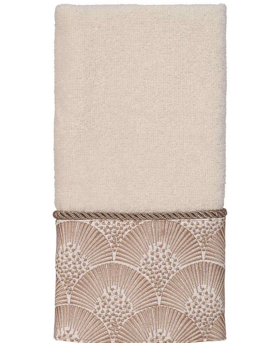 Bath Towels * | Avanti Deco Shells Fingertip Towel