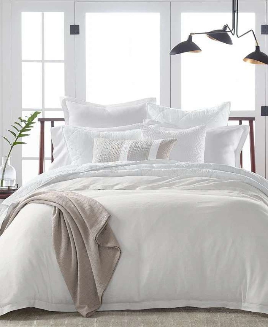 Duvet Covers & Sets * | Hotel Collection Linen/Modal Blend Duvet Cover, Full/Queen, Created For Macy'S