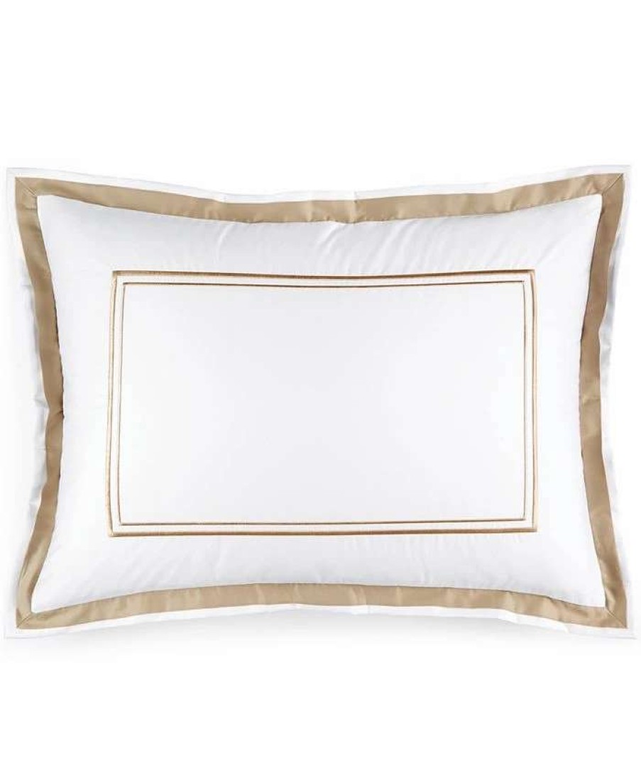 Duvet Covers & Sets * | Hotel Collection Embroidered Frame Sham, King, Created For Macy'S