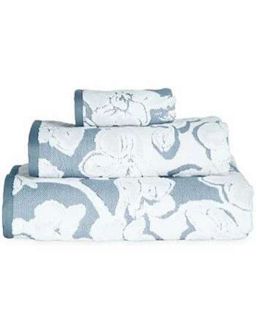 Bath Towels * | Michael Aram Orchid Hand Towel Blue