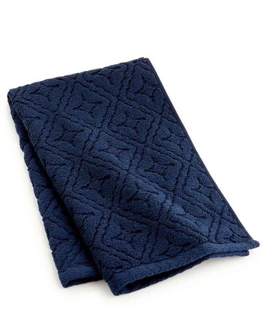 Bath Towels * | Hotel Collection Micro Cotton Sculpted Tonal Tile Hand Towel, 16 X 30, Created For Macy'S