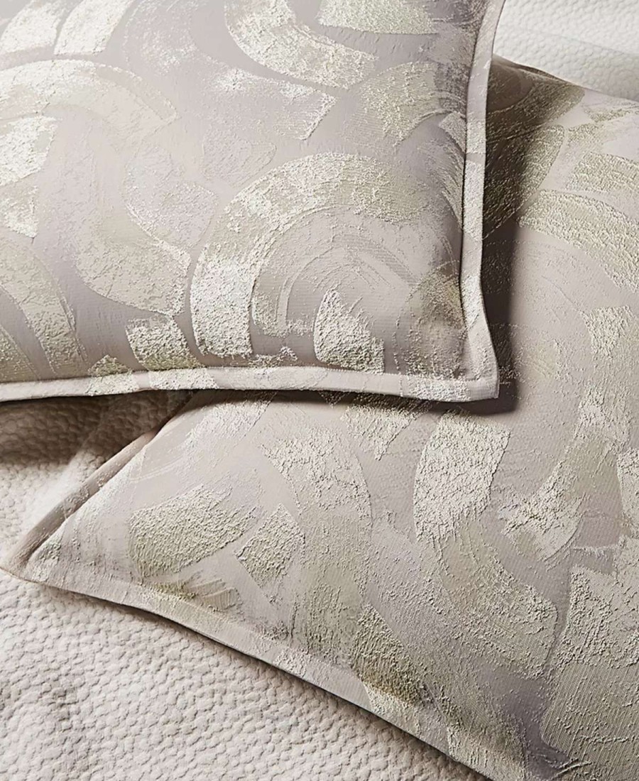 Designer Bedding * | Hotel Collection Brushwork Sham, Standard, Created For Macy'S Light Pewter