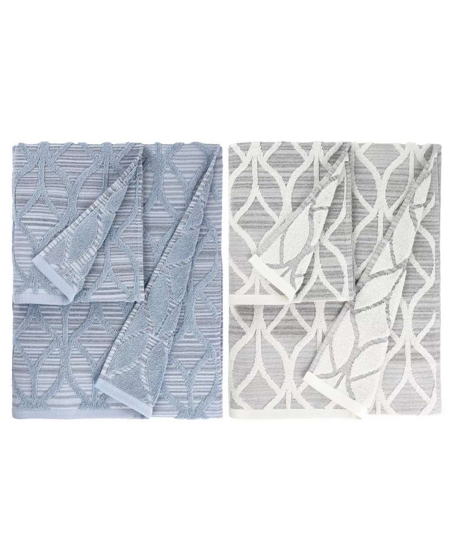 Bath Towels * | Linum Home Textiles Alev Jacquard Turkish Cotton Towel Set Collection