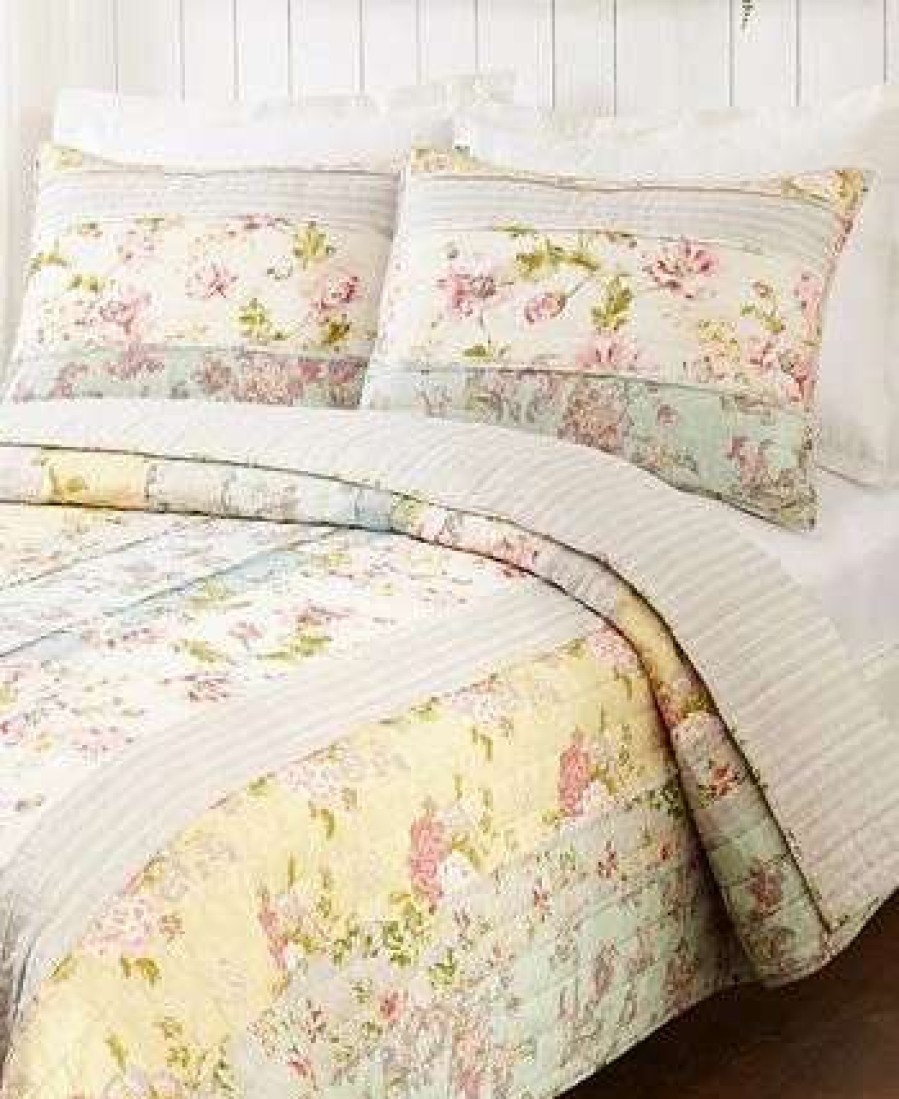 Designer Bedding * | Jessica Simpson Mels Floral Standard Sham Blue