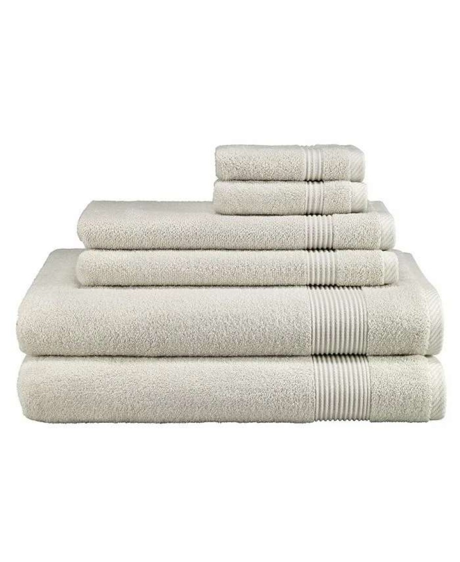 Bath Towels * | Avanti Solid 6 Piece Towel Sets