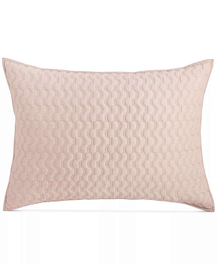 Duvet Covers & Sets * | Hotel Collection Manhattan Quilted Sham, King, Created For Macy'S Clay