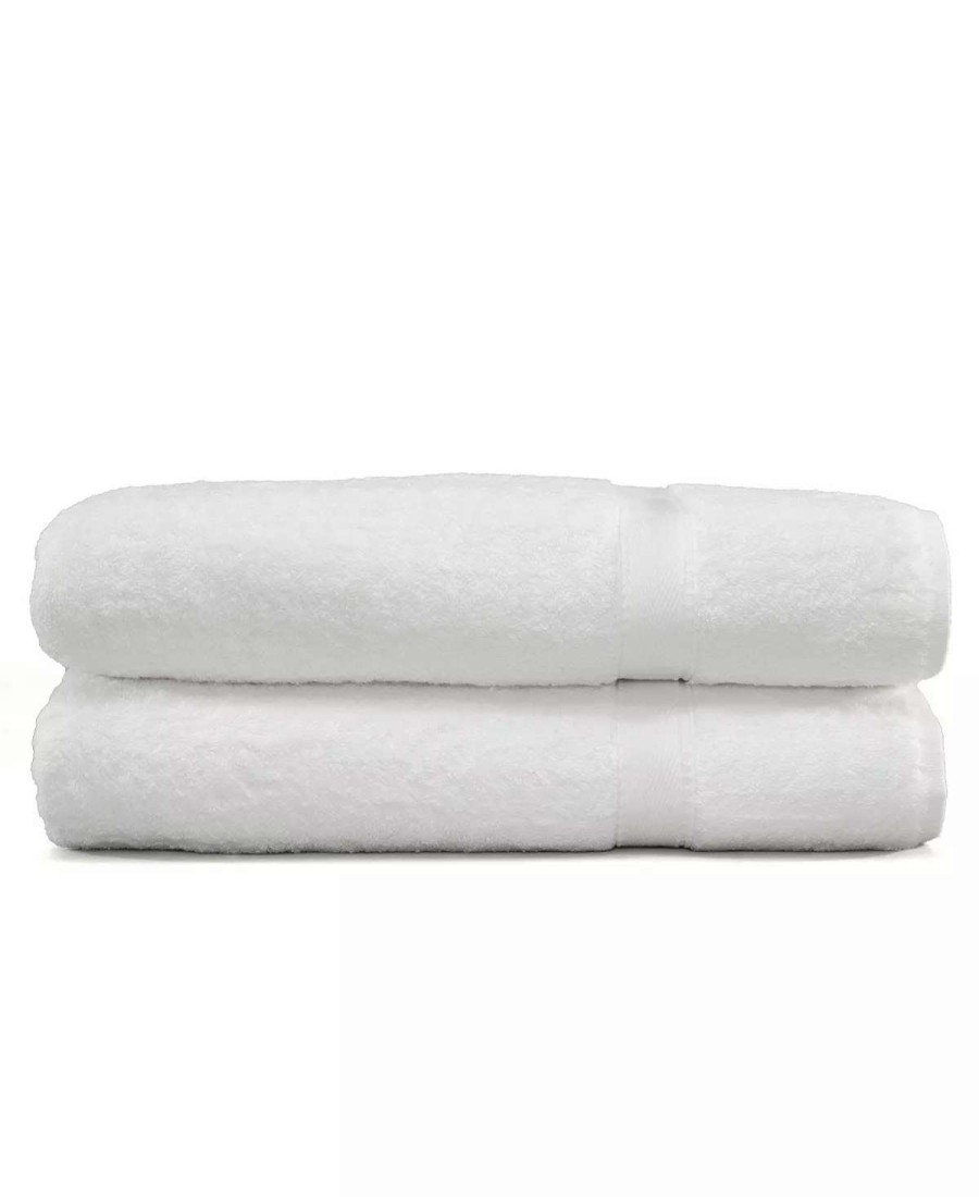 Bath Towels * | Linum Home Terry 2-Pc. Bath Towel Set White