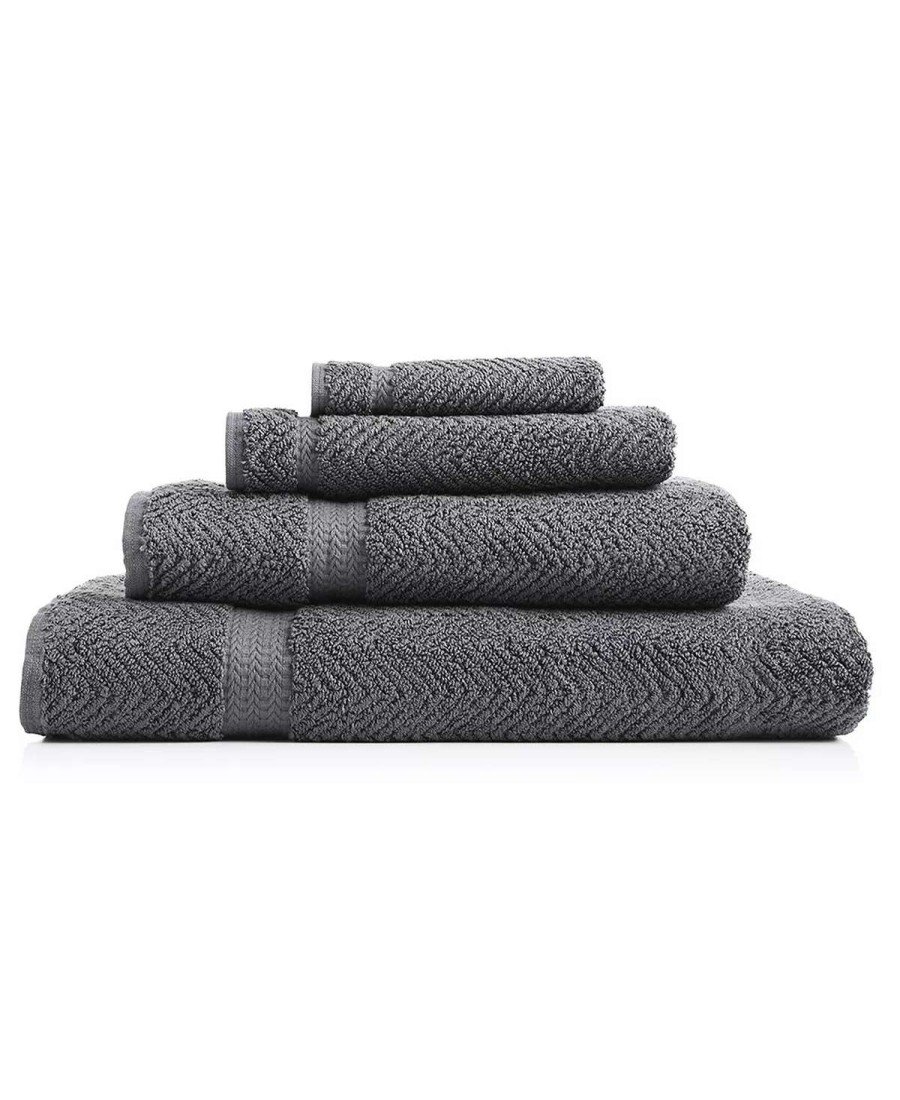 Bath Towels * | Linum Home Rringbone 4-Pc. Towel Set