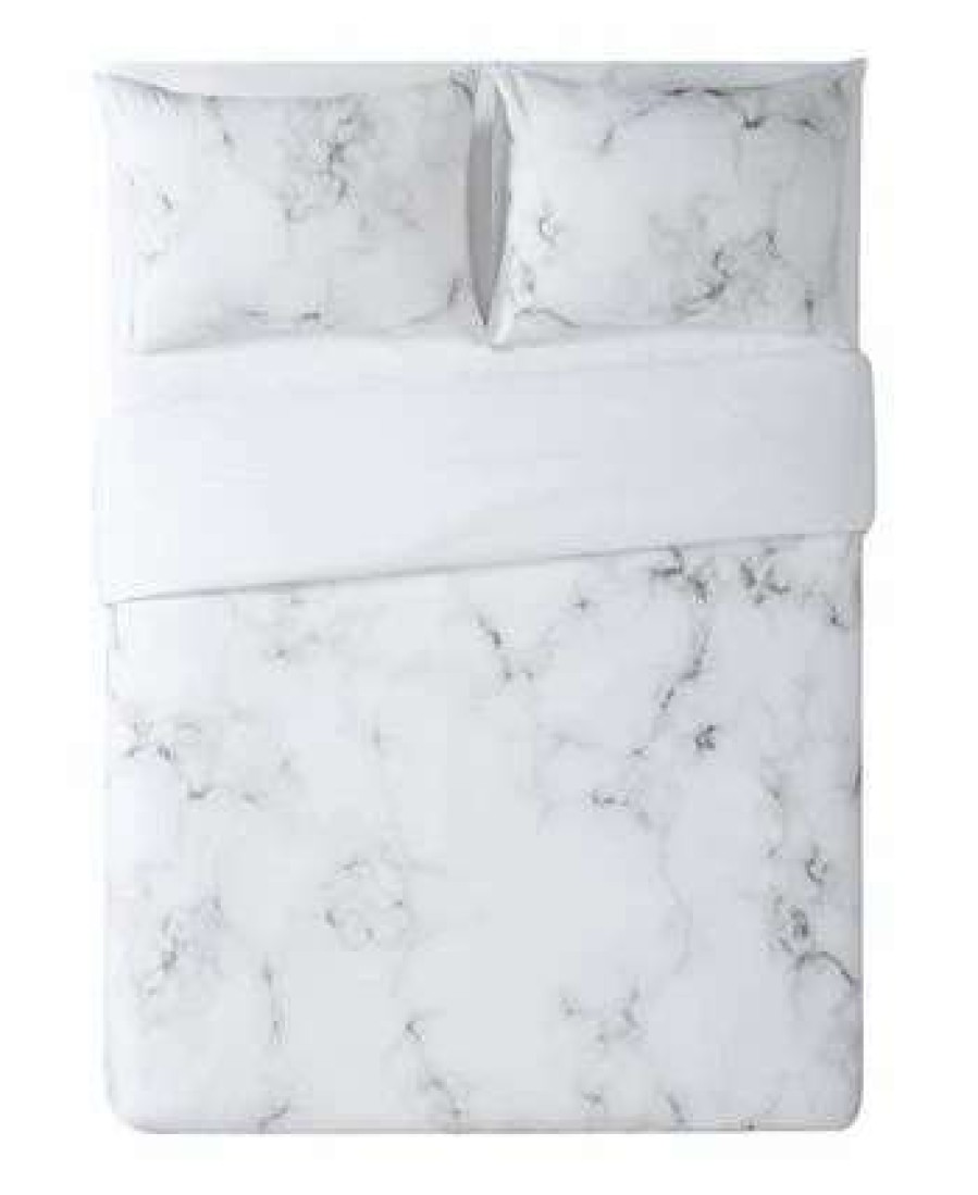 Duvet Covers & Sets * | Vince Camuto Home Amalfi Full/Queen Duvet Cover Set White/Black