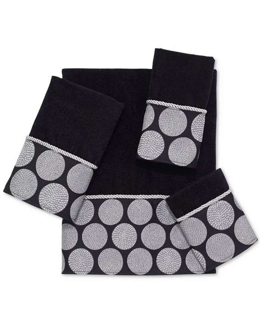 Bath Towels * | Avanti Dotted Circles Towel Collection