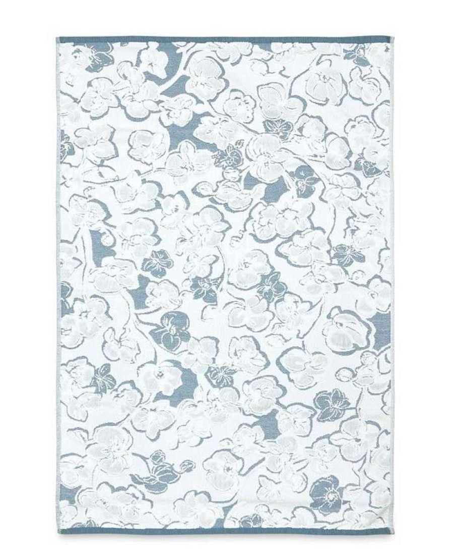 Bath Towels * | Michael Aram Orchid Bath Towel Blue