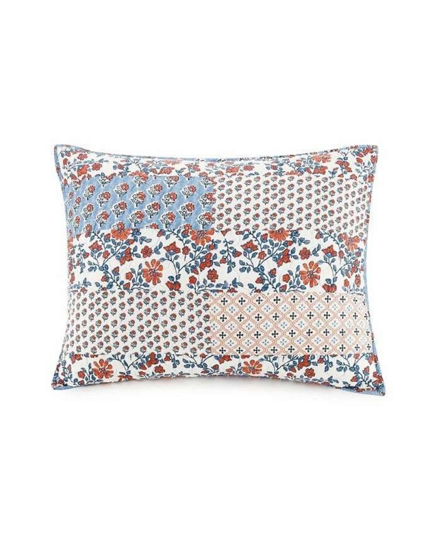 Designer Bedding * | Jessica Simpson Tallulah Floral King Sham Blue