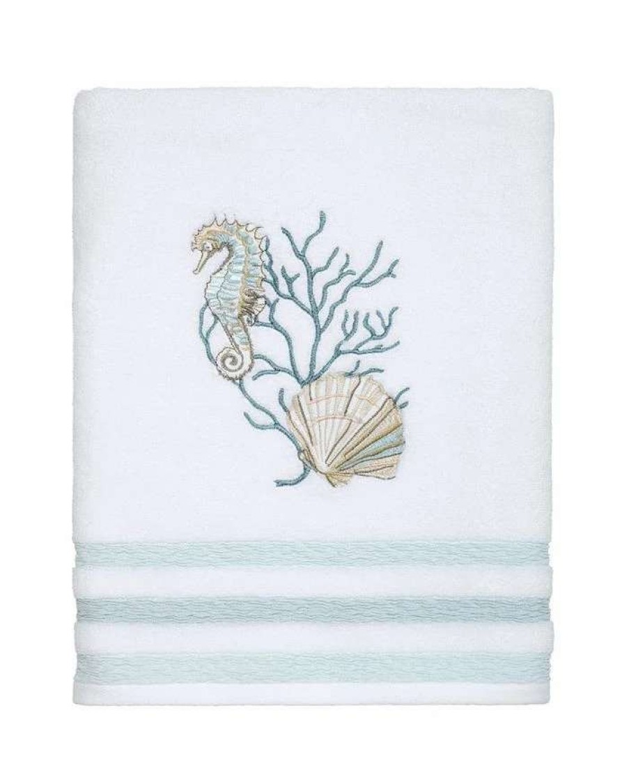 Bath Towels * | Avanti Coastal Terrazzo Bath Towel White