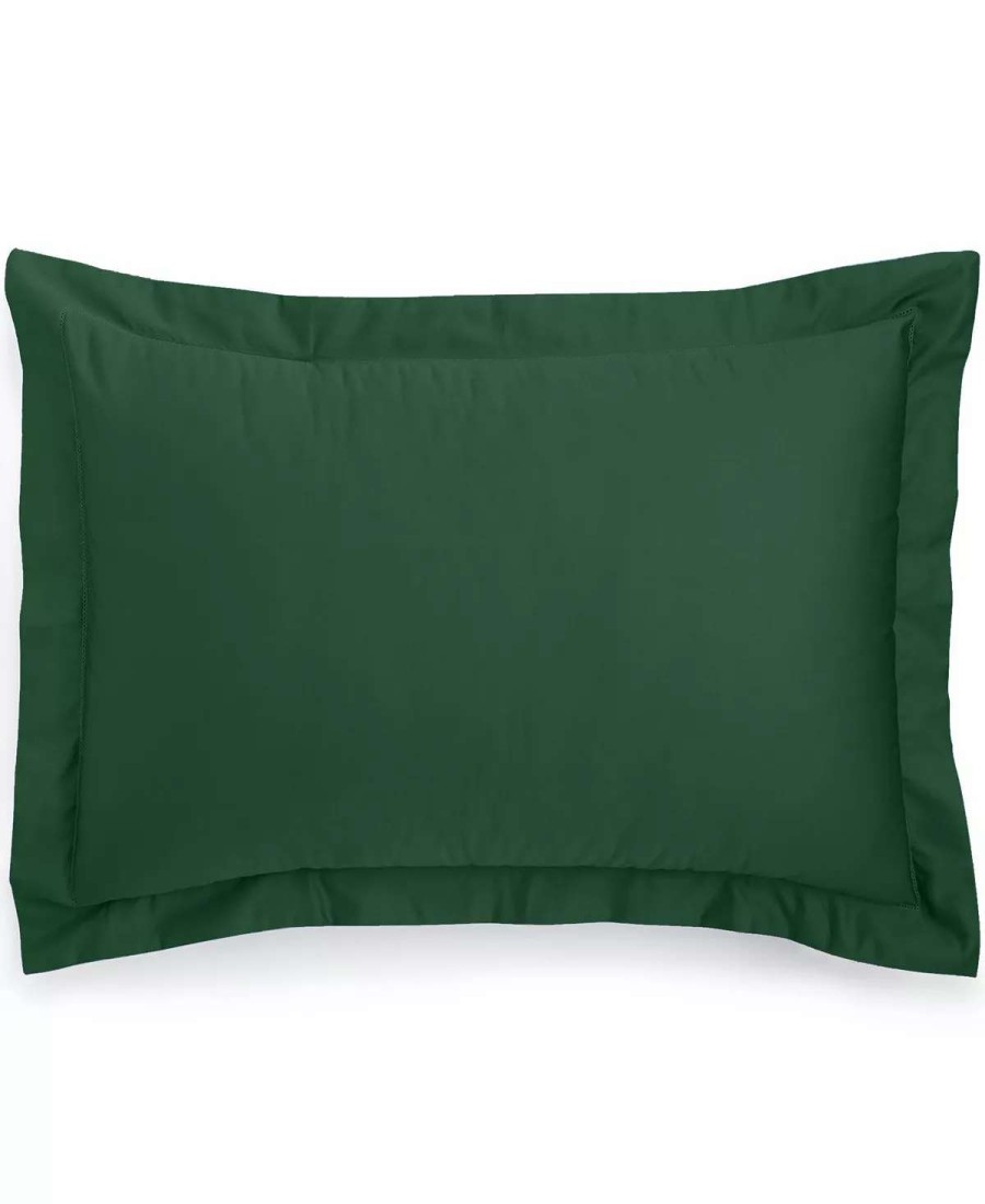 Designer Bedding * | Charter Club 550 Thread Count 100% Cotton Sham, King, Created For Macy'S Winter Pine (Green)