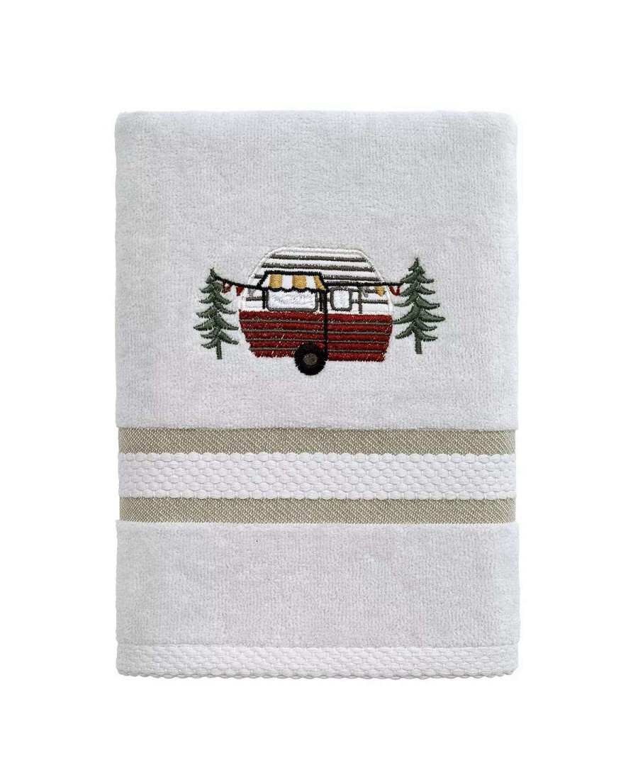 Bath Towels * | Avanti Gone Glamping Hand Towel, 16 X 28 Beige