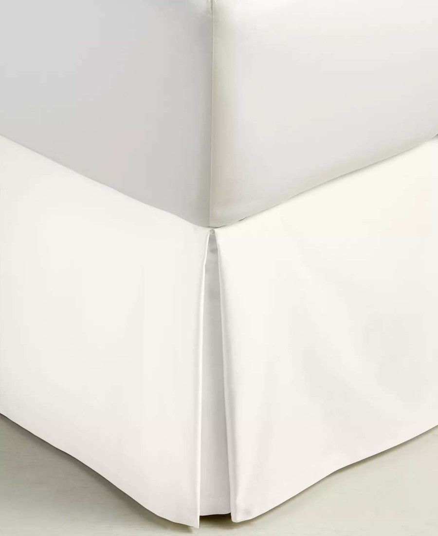 Designer Bedding * | Hotel Collection Ydrangea Bedskirt, Queen, Created For Macy'S White