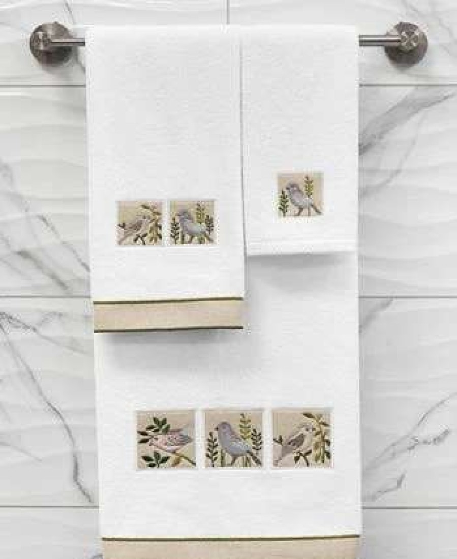 Bath Towels * | Linum Home Textiles Turkish Cotton Belinda Embellished Bath Towel Set, 2 Piece