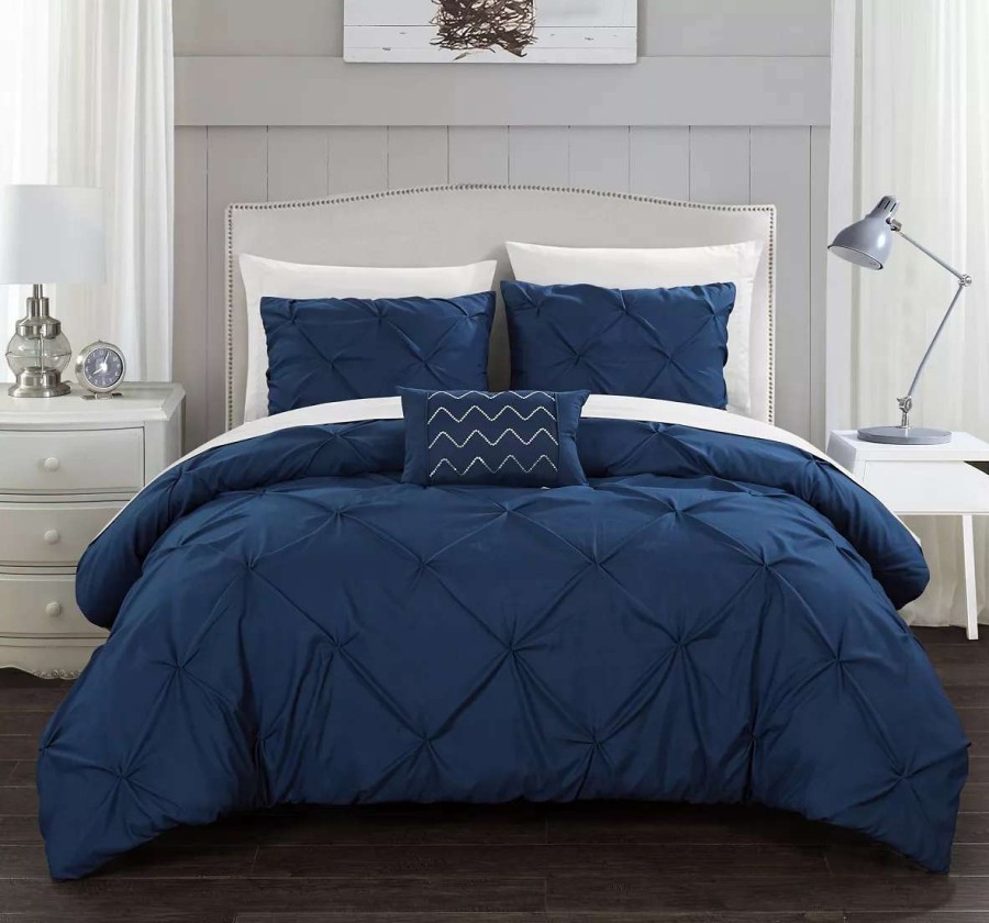 Duvet Covers & Sets * | Chic Home Daya 4-Pc. Duvet Cover Sets