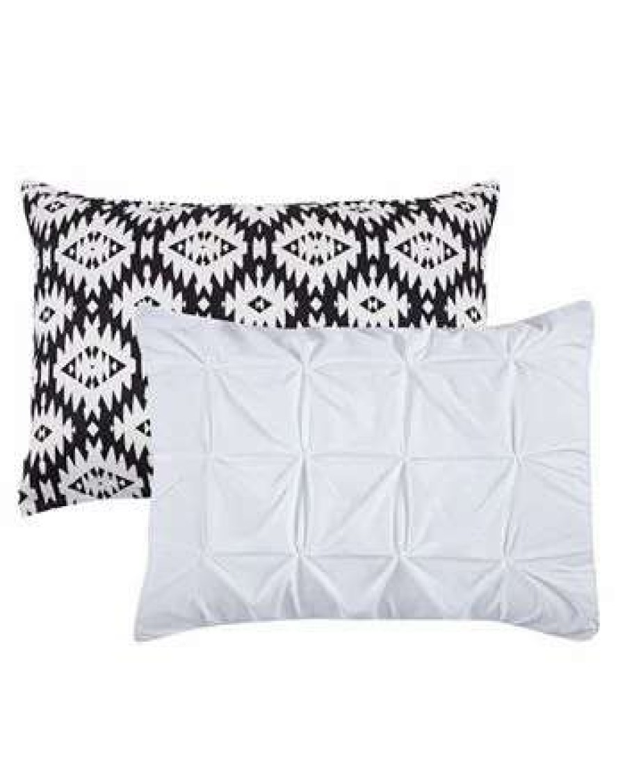 Duvet Covers & Sets * | Chic Home Zissel 8 Pc Queen Duvet Set White