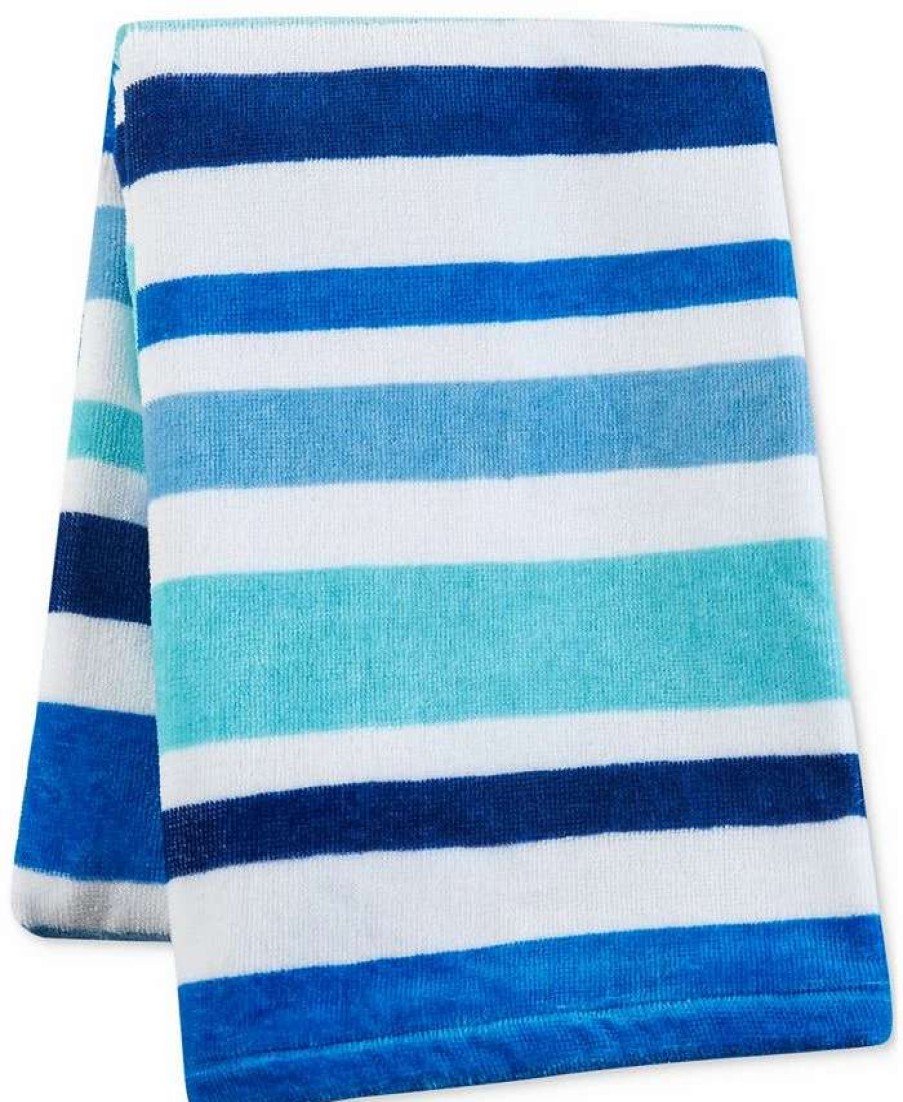 Bath Towels * | Charter Club Kids Stripe Bath Towel, 25 X 50, Created For Macy'S