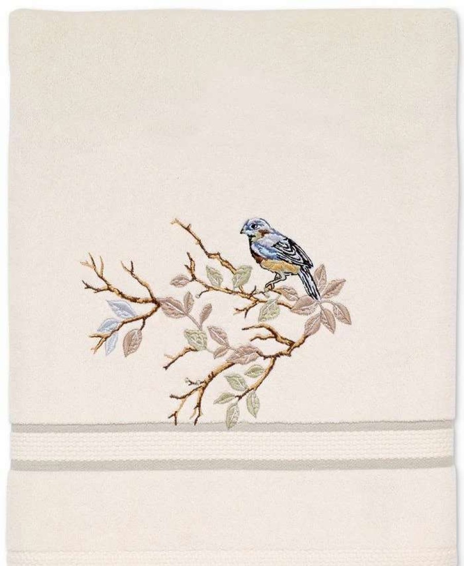 Bath Towels * | Avanti Love Nest Cotton Embroidered