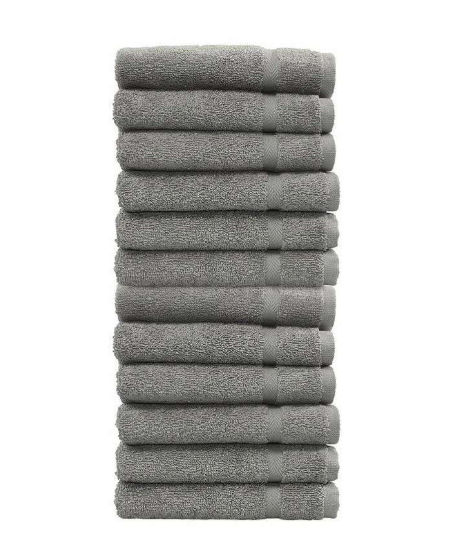 Bath Towels * | Linum Home Denzi 12-Pc. Washcloth Set