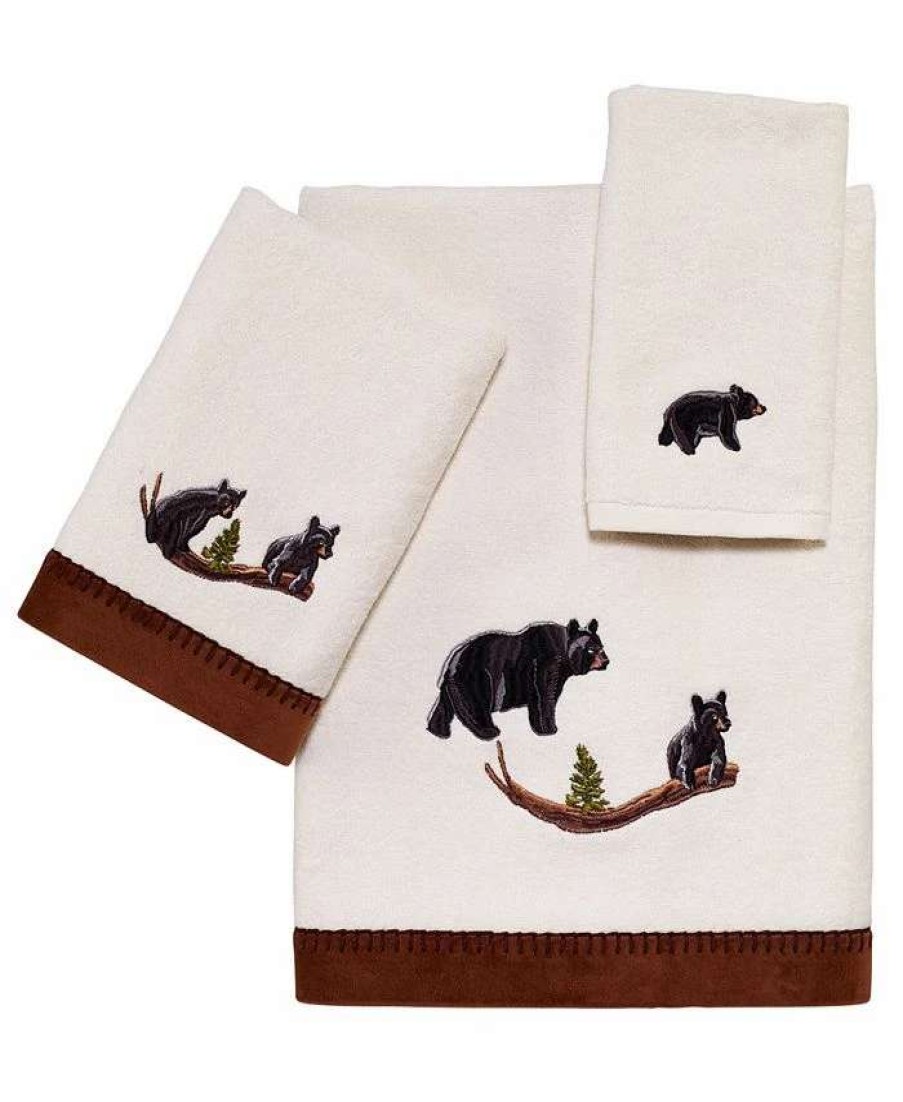 Bath Towels * | Avanti Black Bear Bath Towel Collection