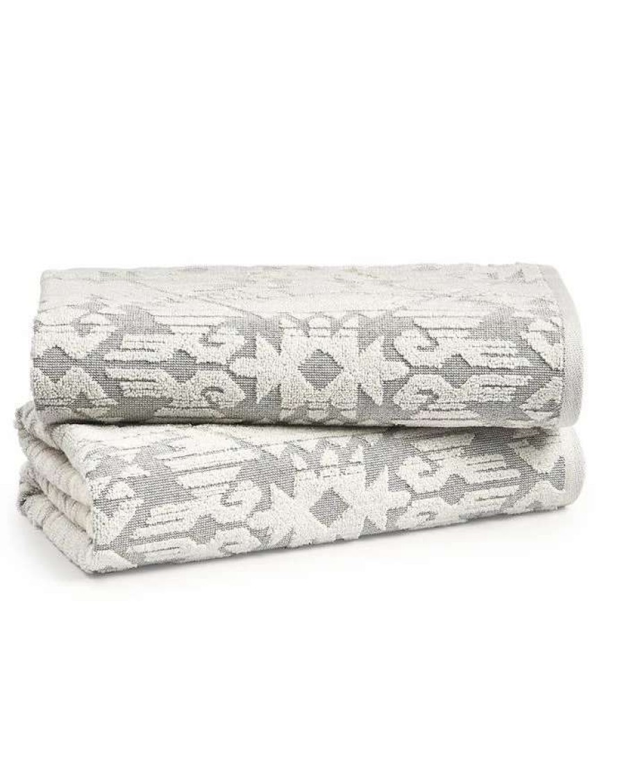 Bath Towels * | For Hotel Collection Mojave 2-Pc. Flatweave Towel Bundle, Created For Macy'S