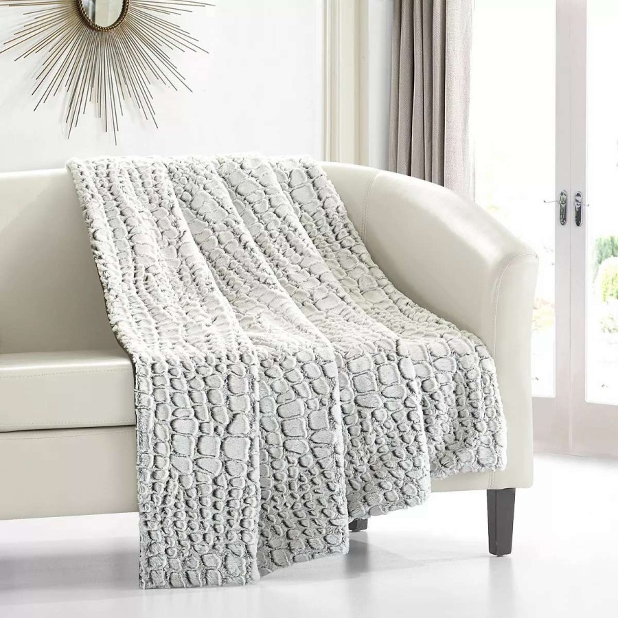 Blankets & Throws * | Chic Home Rocodile 50 60 Throw