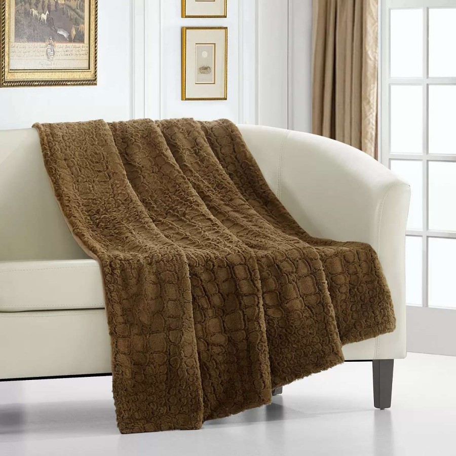 Blankets & Throws * | Chic Home Rocodile 50 60 Throw