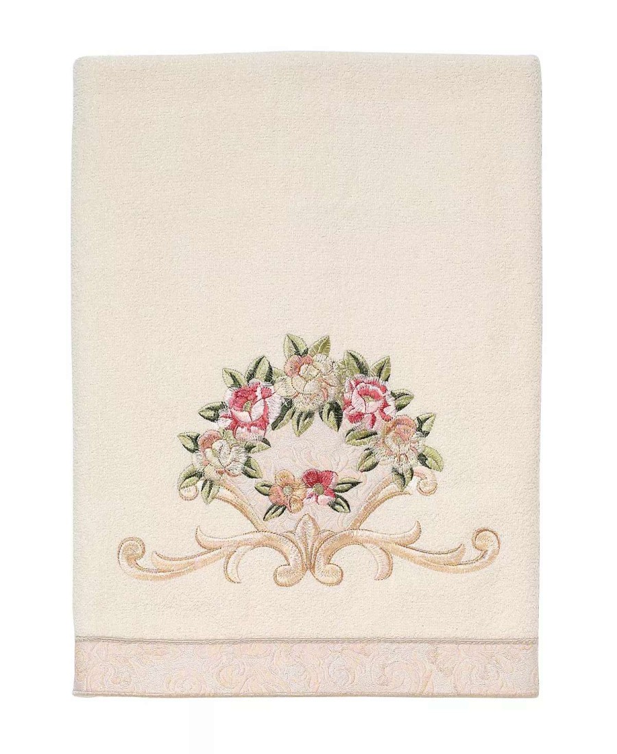 Bath Towels * | Avanti Rosefan Bath Towel, 25 50 Ivory