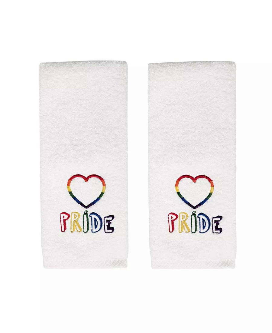 Bath Towels * | Avanti Pride Hand Towel Set, 2 Piece White