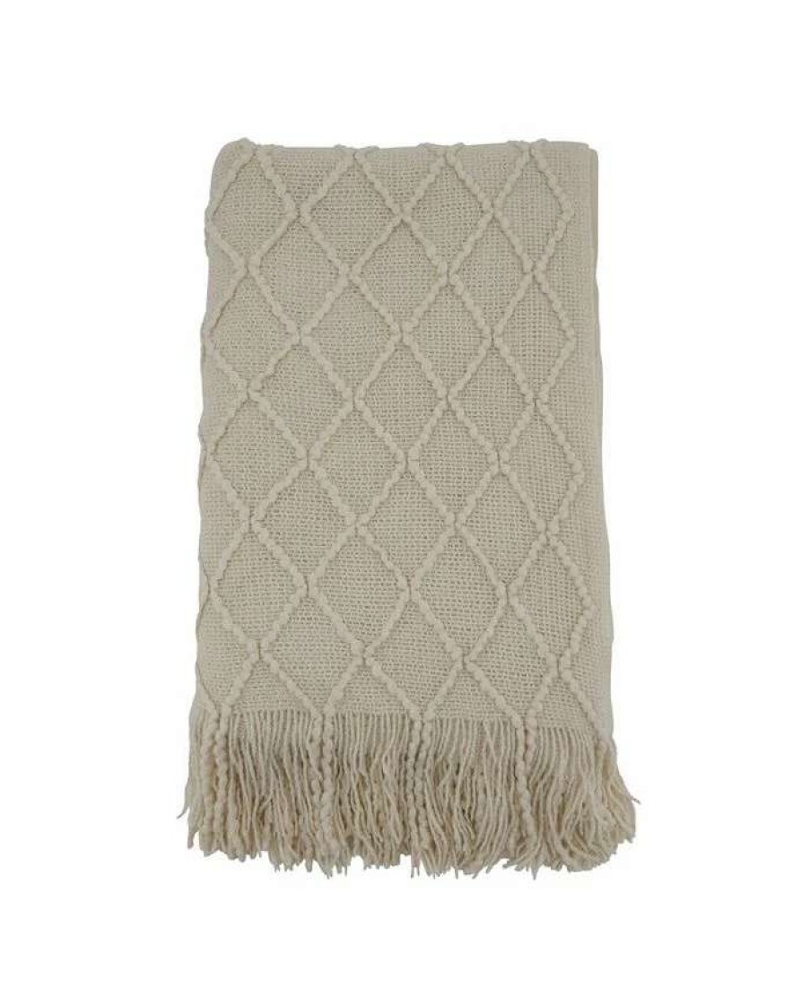 Blankets & Throws * | Saro Lifestyle Knitted Throw Blanket