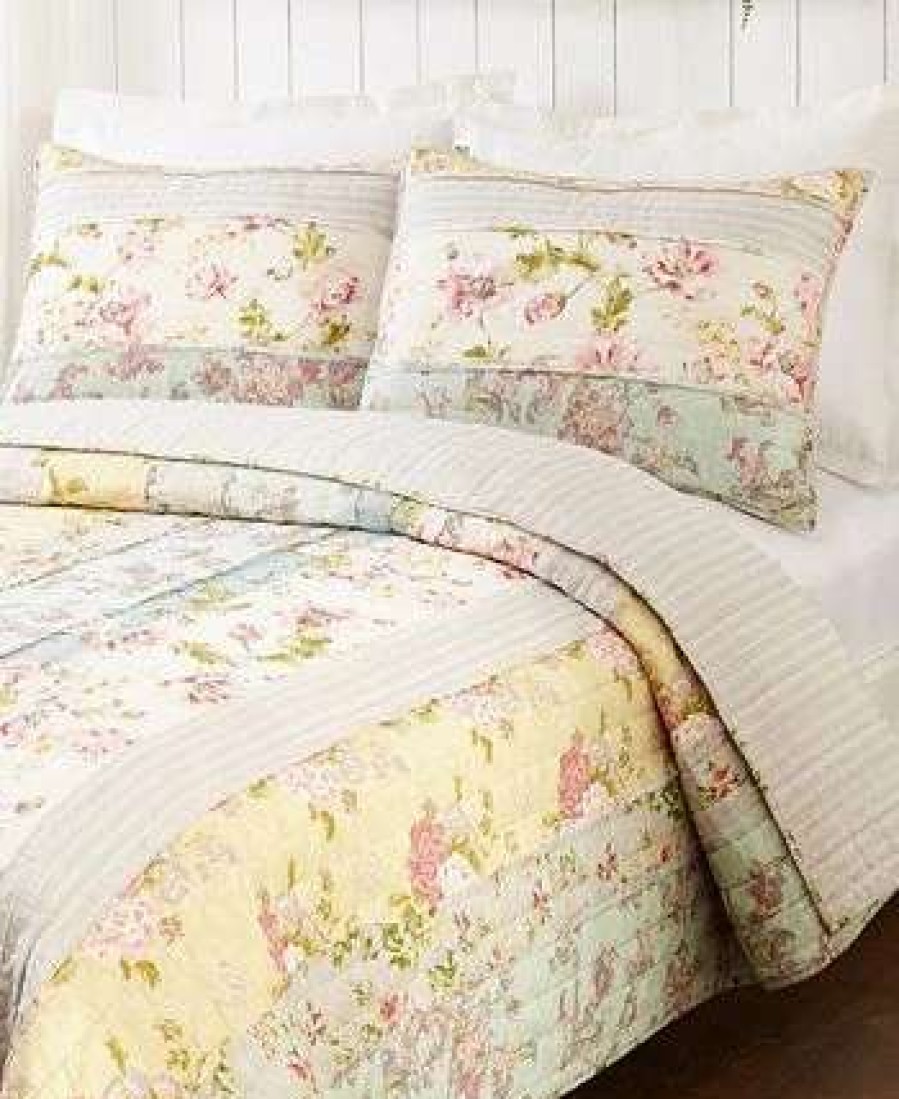 Designer Bedding * | Jessica Simpson Mels Floral King Sham Blue